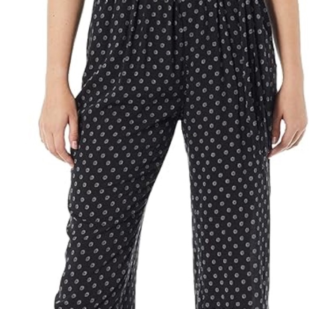 Vanette polka-dot printed cropped jumpsuit - Picture 2 of 5